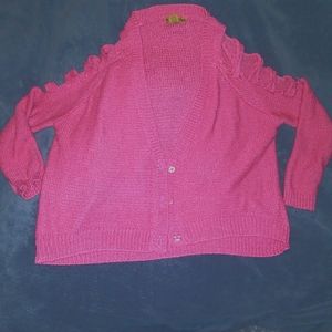 Love by design open shoulder sweater